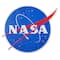 NASA Space Logo Embossed Shaped Metal Wall Sign